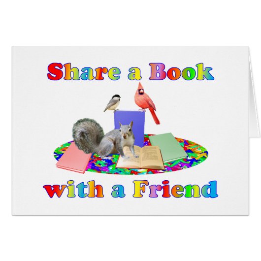 Share a Book Cards (Front Horizontal)