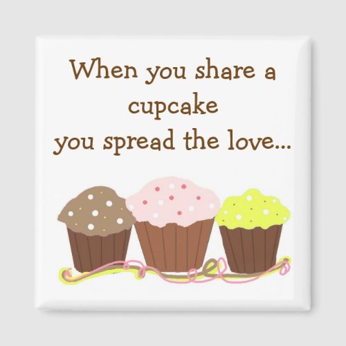 Share a Cupcake  Magnet