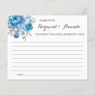 Share a Date Idea for Couple Bridal Shower card Flyer