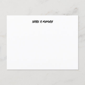 Share a memory postcard