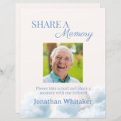 Share A Memory Sign Funeral Template (Front/Back)