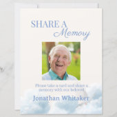 Share A Memory Sign Funeral Template (Front)