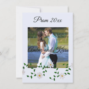 Share a Prom Picture with Sweet Daisies Invitation