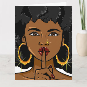 Share a secret to your bf, mom, auntie, sista fun card