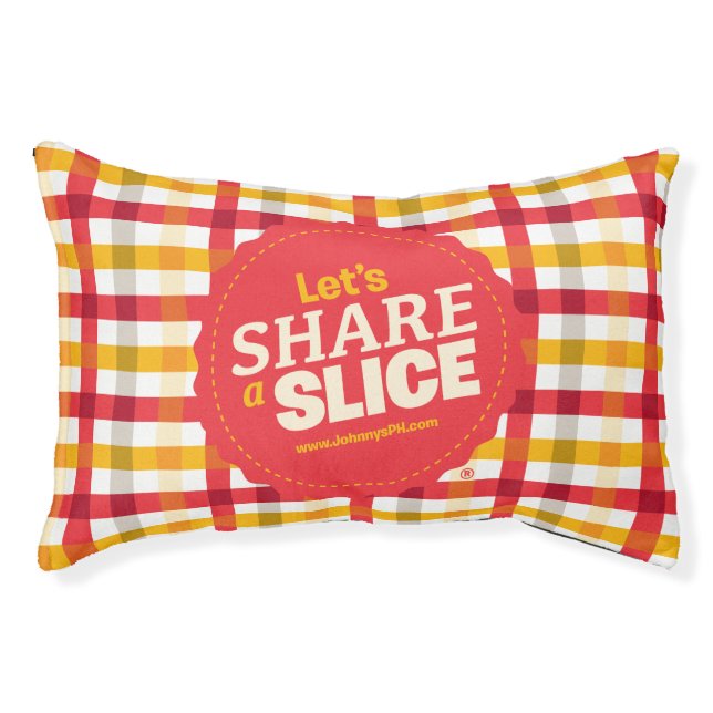 Share a Slice Pet Bed (Front)