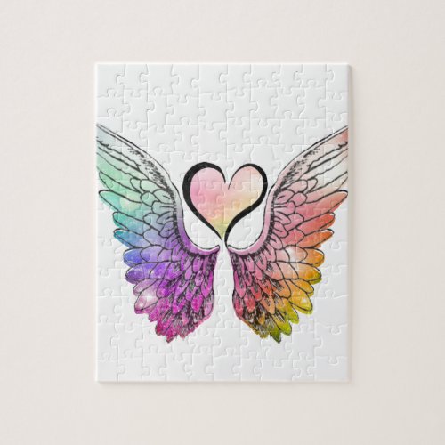 Share _ Angel Wings and Heart Jigsaw Puzzle