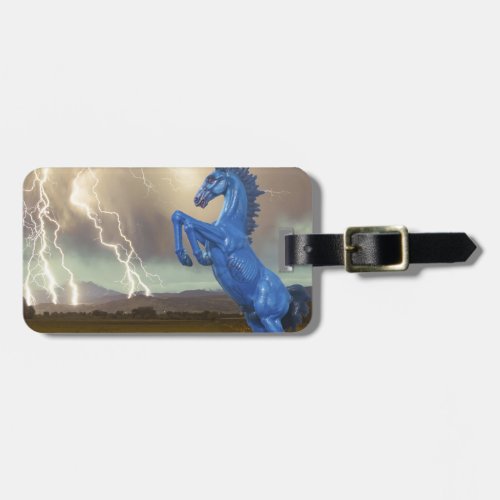 Share Favorite DIA Mustang Bronco Lightning Stor Luggage Tag