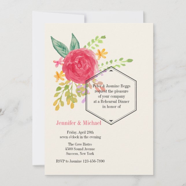 Share In Our Happiness Invitation (Front)