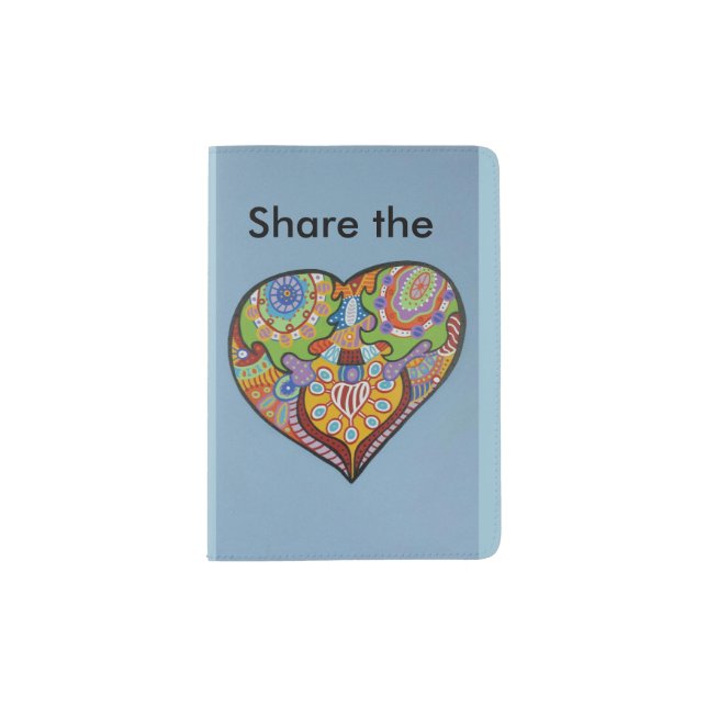 Share Love Passport Holder (Front)