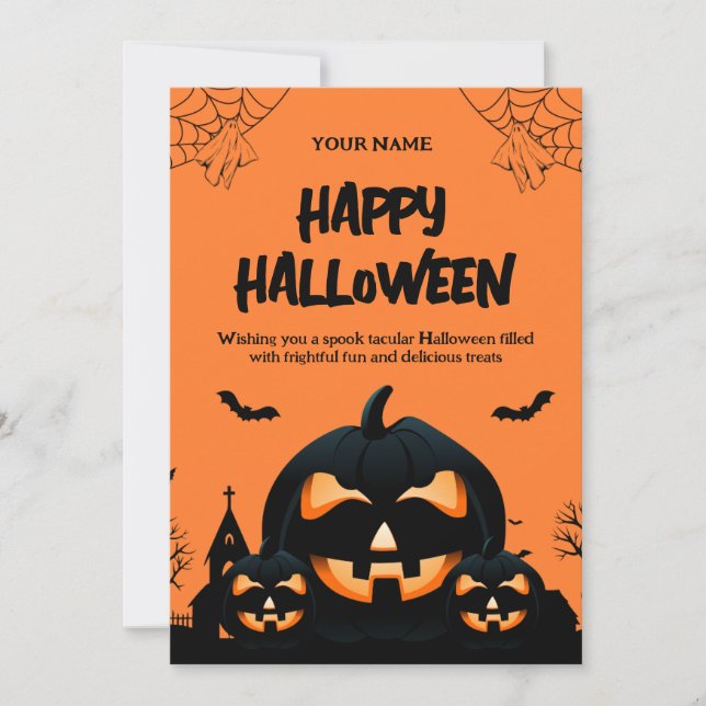 Share the Halloween Spirit! 2024 invitations  (Front)