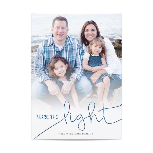 Share the Light Hanukkah Photo Card (Creator Uploaded)
