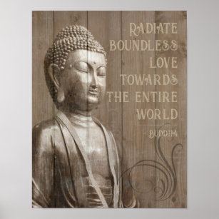 Buddha Let Go Maxi Poster Print 61x91.5cm24x36 inches Motivational print