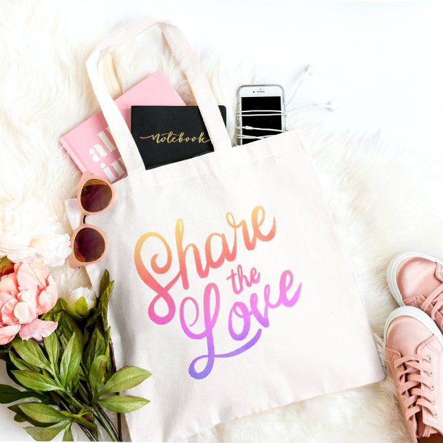 Share the Love Decorative Tote Bag (Share the Love Decorative Tote Bag)