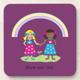 Share the Love - Equality for All Drink Coaster