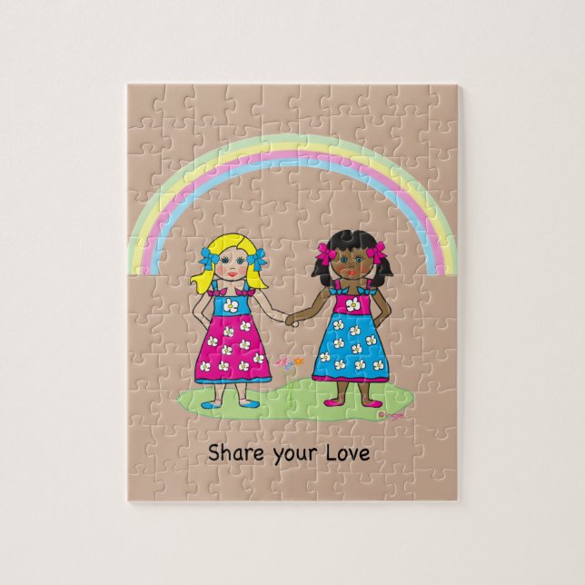 Share the Love - Equality for All Jigsaw Puzzle (Vertical)