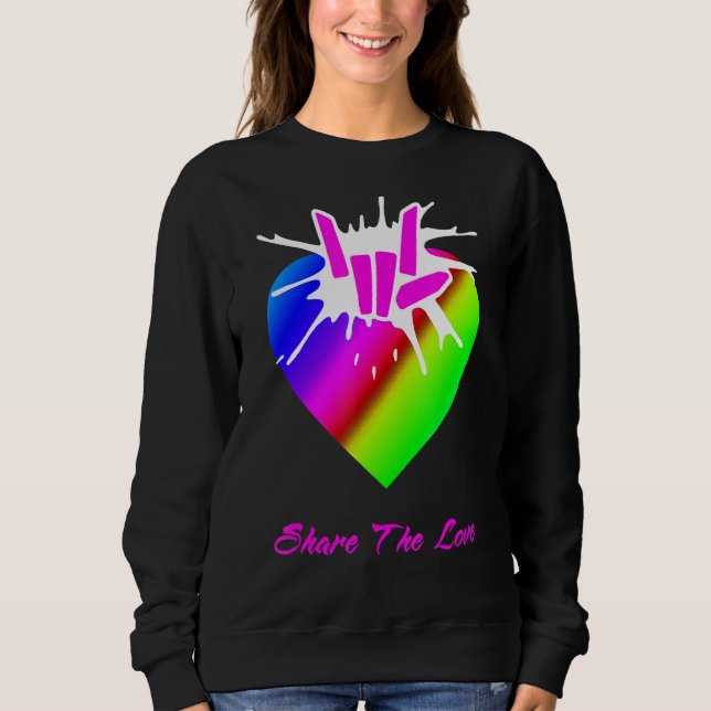 Share The Love For Boys And Girls Sweatshirt (Front)