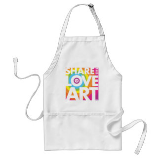 SHARE THE LOVE OF ART ADULT APRON