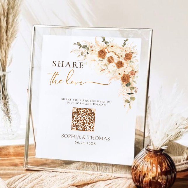 Share the Love QR Wedding Sign (Creator Uploaded)