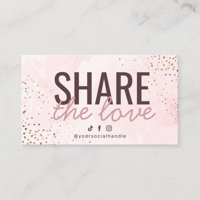 Share The Love Referral Card  (Front)