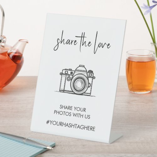 Share the Love _ Wedding Hashtag Photo Sign
