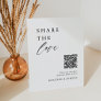 Share The Love Wedding Photo Share QR Code Sign
