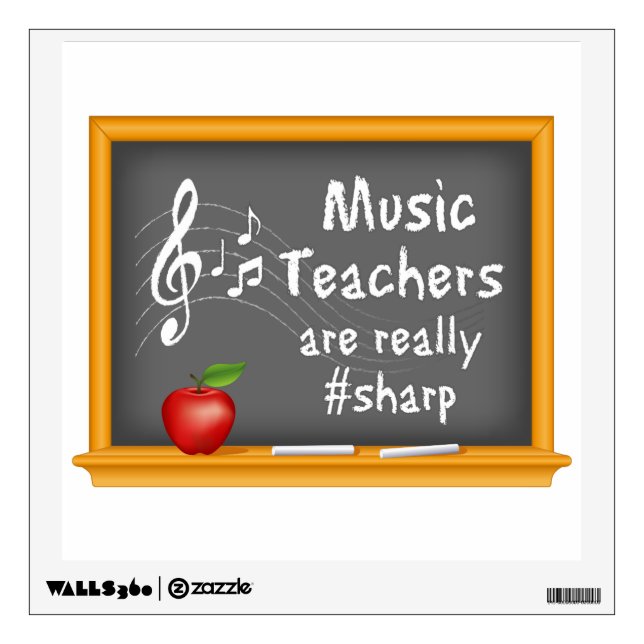 Share the Music Wall Sticker (Front)