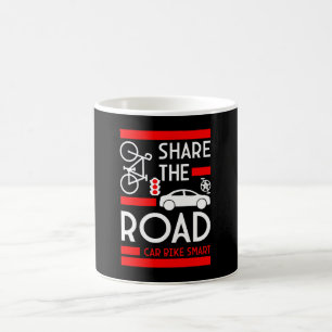 Share The Road Color Morph Mug