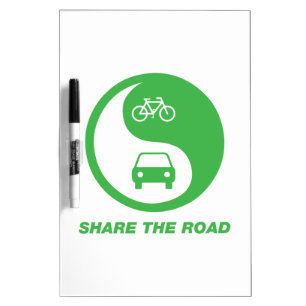 Share the Road Dry Erase Board