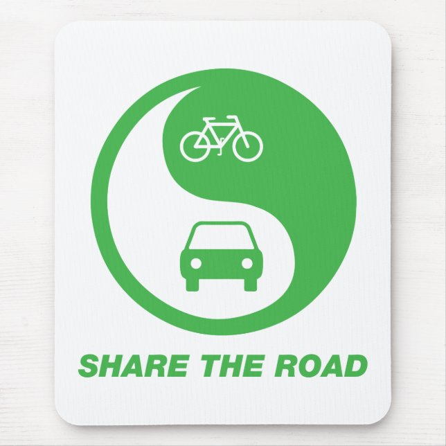Share the Road Mouse Pad (Front)