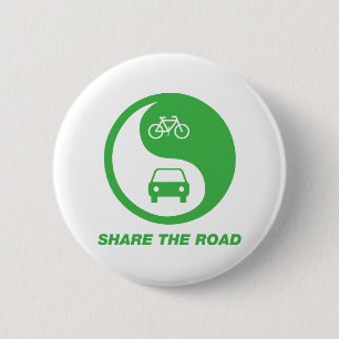 Share the Road Pinback Button