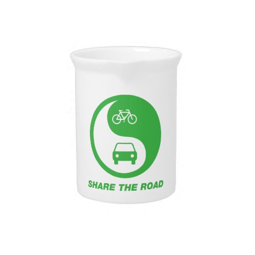 Share the Road Pitcher