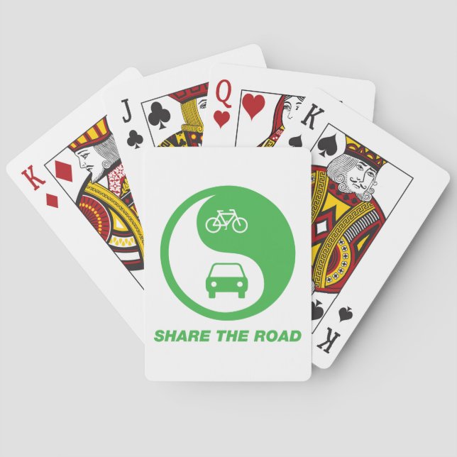 Share the Road Poker Cards (Back)