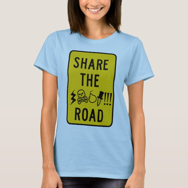 Share the Road T-Shirt (Front)