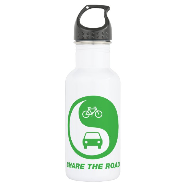 Share the Road Water Bottle (Front)