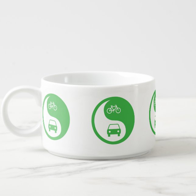 Share the Road Yin Yang Bowl (Right)