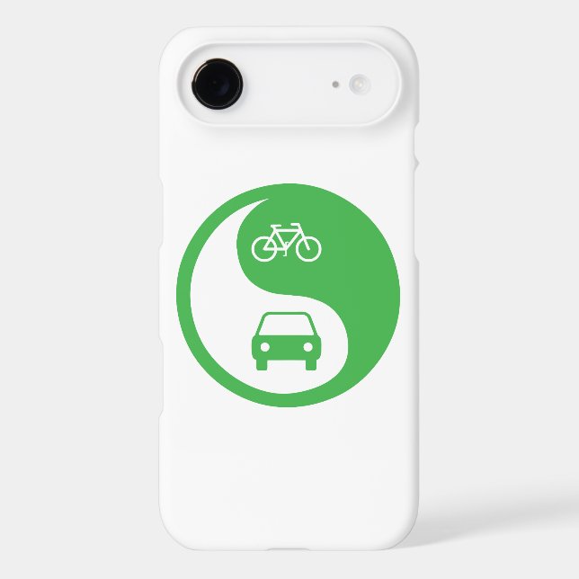 Share the Road Yin Yang Case-Mate iPhone Case (Back)