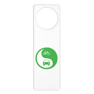Share the Road Yin Yang Door Hanger