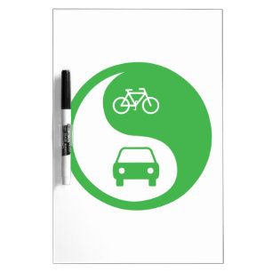 Share the Road Yin Yang Dry-Erase Board