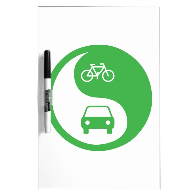 Share the Road Yin Yang Dry-Erase Board (Front)