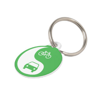 Share the Road Yin Yang Pet Name Tag