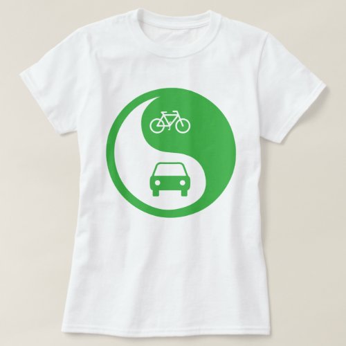 Share the Road Yin Yang T_Shirt