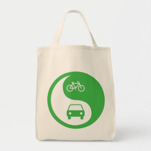 Share the Road Yin Yang Tote Bag