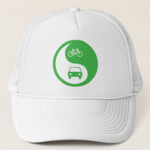 Share the Road Yin Yang Trucker Hat