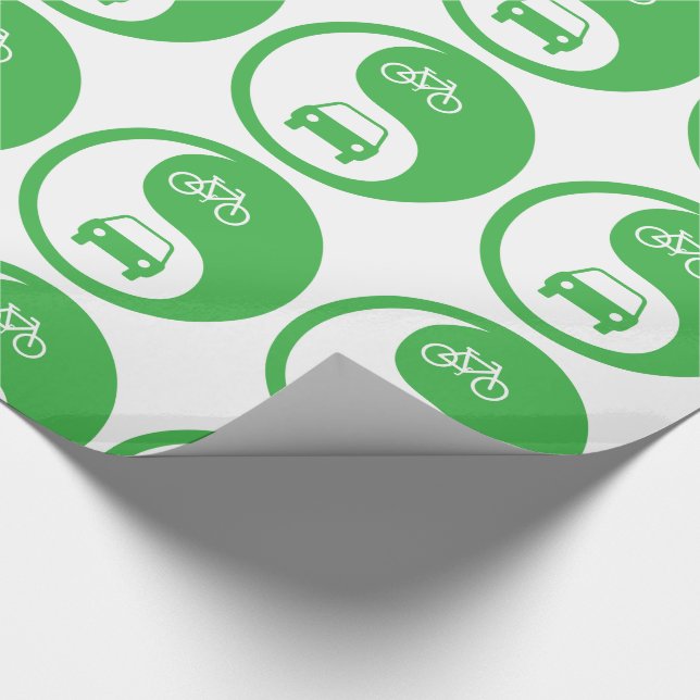 Share the Road Yin Yang Wrapping Paper (Corner)
