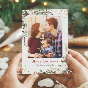 Share the Warmth and Joy Merry Christmas Holiday Card