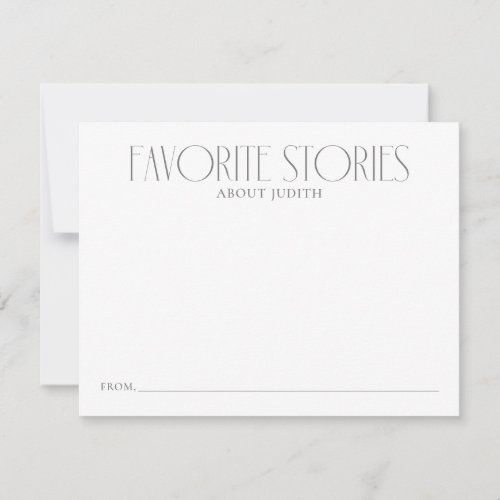 Share Your Favorite Stories  Advice Card