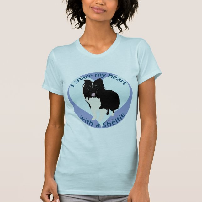 Share Your Heart - Sheltie T-Shirt (Front)