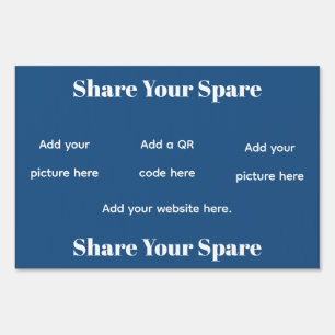 Share Your Spare Kidney Customizable Sign