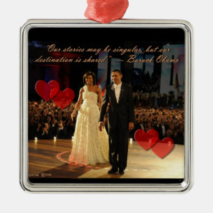 Shared Destination Square Premium Ornament