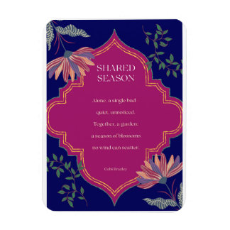 Shared Season poem card Magnet
